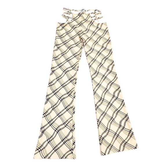 I AM GIA Lucid Striped Pants Wide Leg Patterned Size Small MINT - Picture 2 of 7